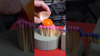 Download lagu Cooking eggs with wooden skewers mp3
