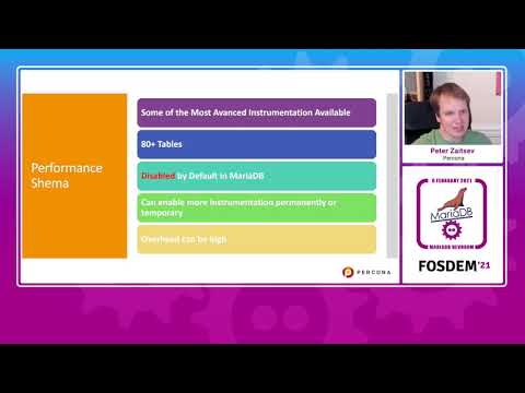 MariaDB Observability Peter Zaitsev FOSDEM 2021