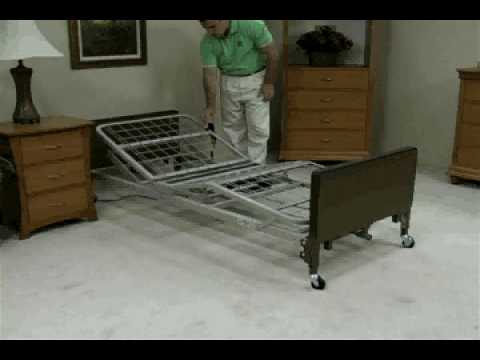 Part of a video titled How to Assemble a Hospital Bed - YouTube