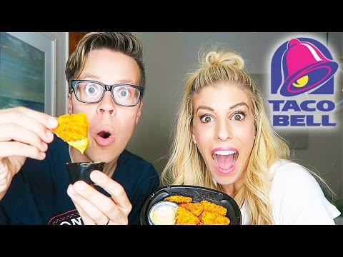 TRYING THE NEW TACO BELL NAKED CHICKEN CHIPS, NACHO REACTION! (DAY 130) comp Video