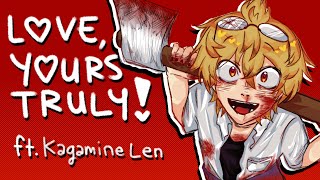 Cover art for love, yours truly!