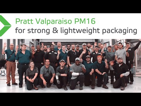 100% recycled containerboard making line at Pratt Industries in the US, Valparaiso