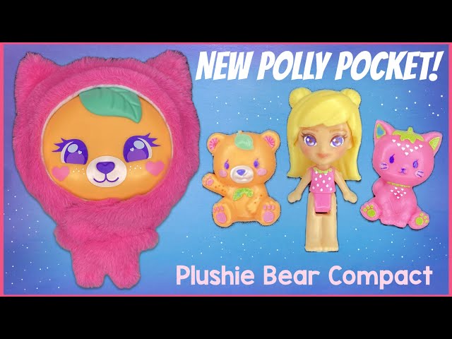 Vídeo relacionado con Polly Pocket Estuche Osito de Peluche, Conjunto de Juego con muñeca, Mascotas y Llavero, Peluche con Accesorios temáticos de Fruta y Abalorios, JKC79