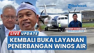 Rute Baru! Bandara Husein Sastranegara Resmi Buka Penerbangan Perdana Pesawat Wings Airlines