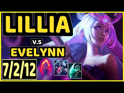 ANDA (LILLIA) vs EVELYNN - 7/2/12 KDA JUNGLE CHALLENGER GAMEPLAY - NA
