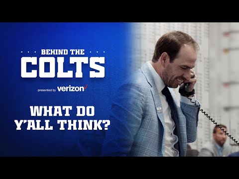 Behind the Colts - Episode 3: "What Do Y'All Think?" | Inside the 2024 Colts Draft