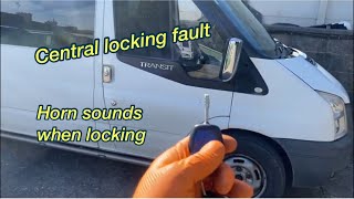 Ford Transit, central locking fault finding & repair