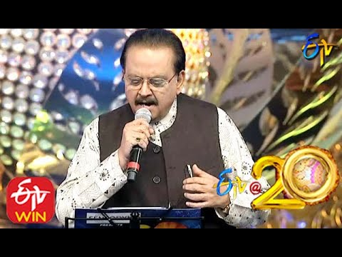 S.P.Balu and Sunitha Performs - Chilakamma Chitikeyanga Song in ETV @ 20 Years Celebrations