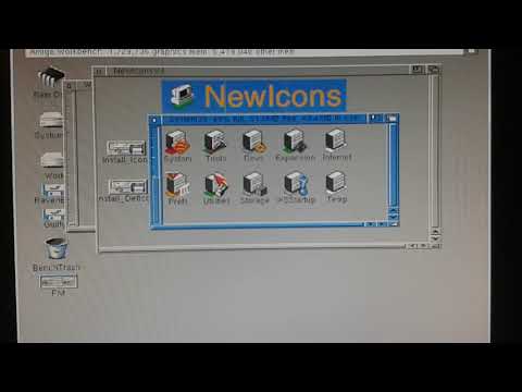 Installing NewIcons on AmigaOS 3.9 by using the TRULS installers.