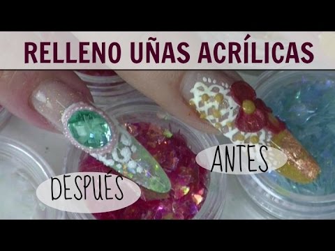 Como Rellenar Uñas Acrílicas con cambio de Estructura