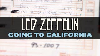 Musik-Video-Miniaturansicht zu Going To California Songtext von Led Zeppelin