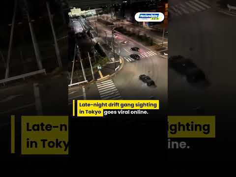 Tokyo Drift Scene Goes Viral | Insane Night Street Drifting in Japan