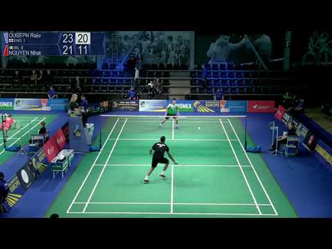 Match point - England (Rajiv Ouseph) vs Ireland (Nhat Nguyen) - EMTC 2019