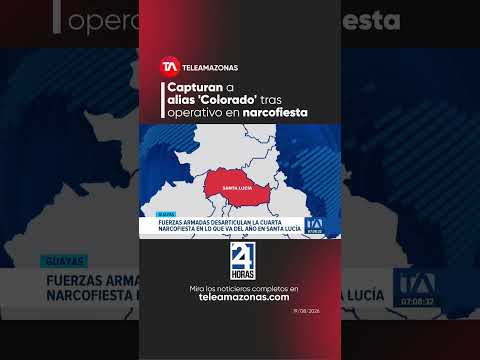 Capturan a alias 'Colorado' tras operativo en narcofiesta