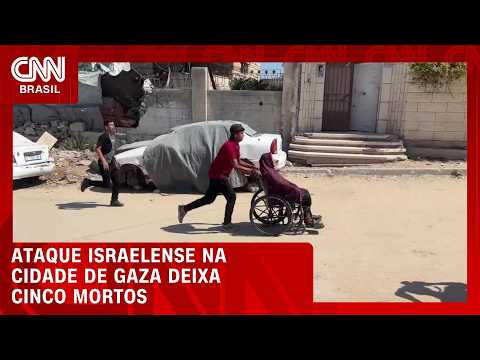 Palestinos de Gaza lamentam as mortes causadas por ataque de Israel | LIVE CNN