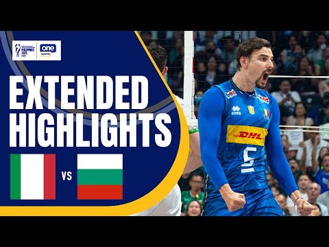 BULGARIA vs. ITALY | EXTENDED HIGHLIGHTS | 2025 FIVB MEN'S VOLLEYBALL CHAMPIONSHIP FINALS | SEPT 28