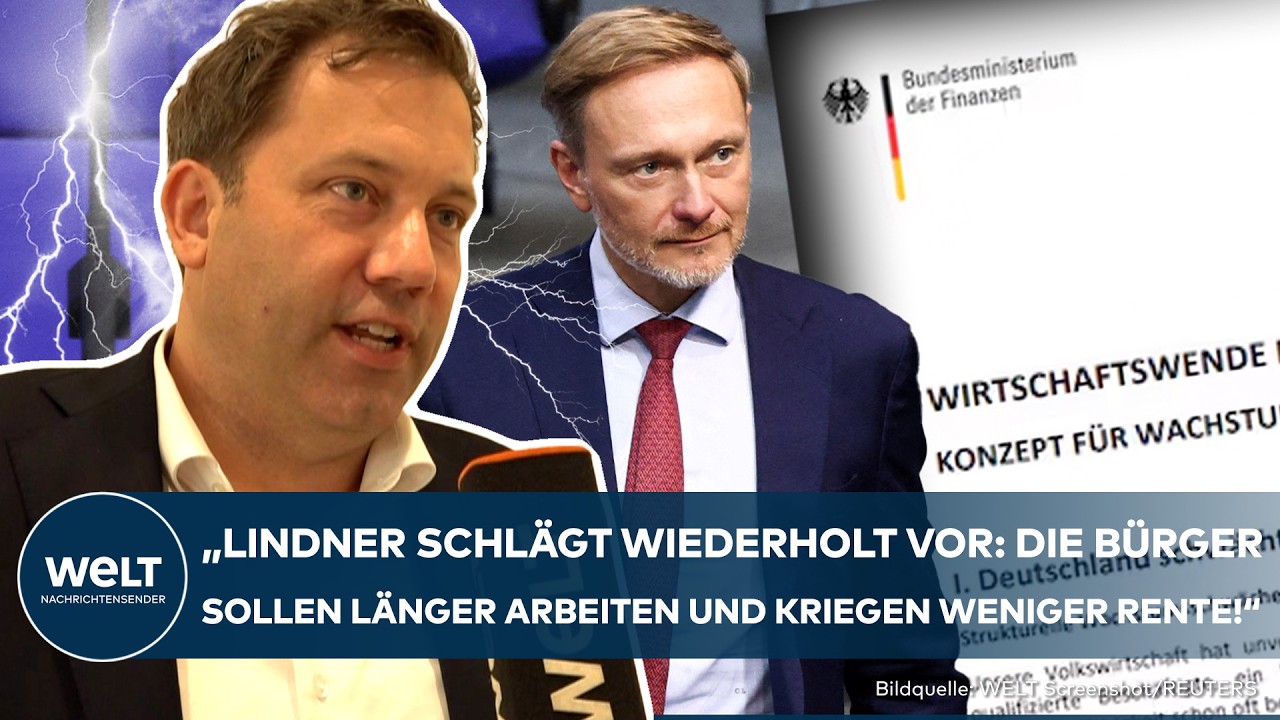 AMPEL-ZOFF: Nach Leak von Lindners "Wirtschaftswende" - SPD-Chef Klingbeil setzt schon jetzt Grenzen
