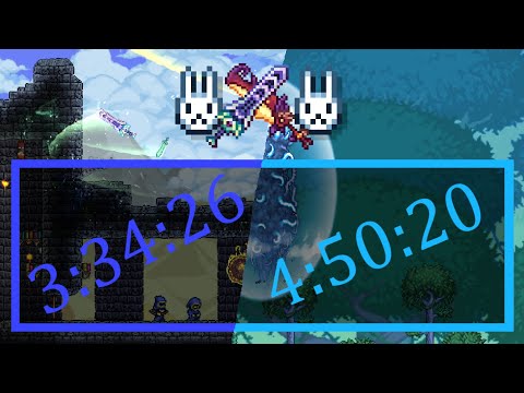 Zenith, All Bosses, & All Events in Classic Mode [Current WRs] - Terraria Speedrun