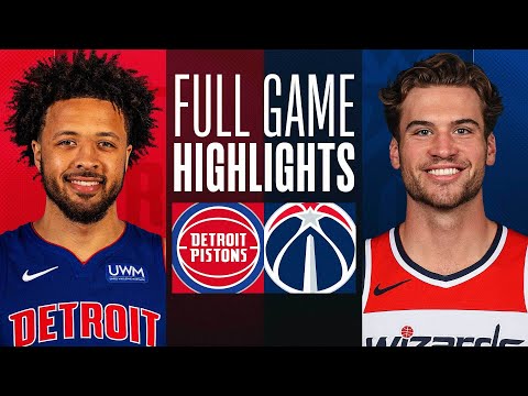 PISTONS at WIZARDS FULL GAME HIGHLIGHTS March 29, 2024