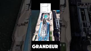 Luxury Cruise Ship: Seven Seas in Southampton#LuxuryCruise #DroneFootage #CruiseShipViews