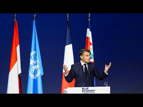 Video Thumbnail: Ozeankonferenz in Monaco: Macron tadelt Klimaleugner
