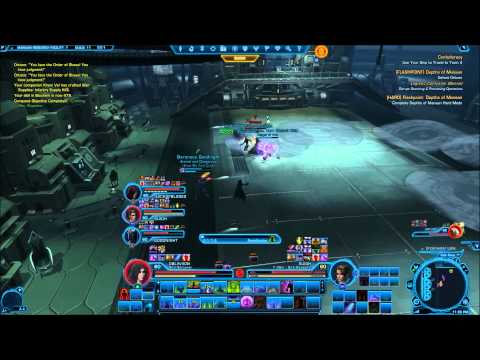 SWTOR HM Depths of Manaan Second Boss - Ortuno (Sorcerer Healer POV)