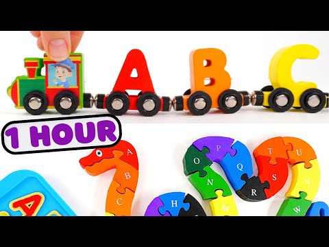 ABC, 123's & Colors Learning Compilation | Alphabet, Numbers, Numberblocks Toys & Puzzles for Kids