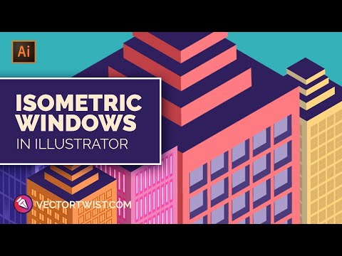 How to Create Isometric Windows (SUPER FAST) for Isometric Buildings in Illustrator