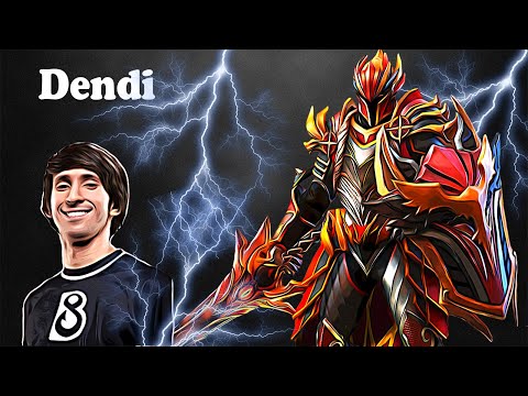 Dendi - Dragon Knight Midlane | Dota 2 7.27d Gameplay #2