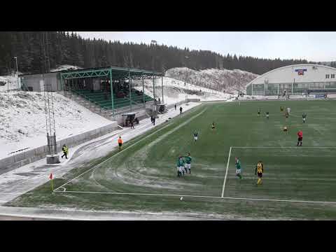 Fløya - Harstad IL 4-1 mål fra Birk Berg-Johansen på Fløya Arena 19. Okt. 2019