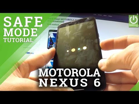 How to enter Safe Mode in MOTOROLA XT1100 Nexus 6 - Enter / Quit Safe Mode