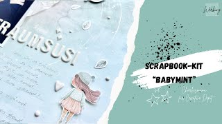 Scrapbook-Kit „babymint“ im Creative Depot | Layout-Inspiration
