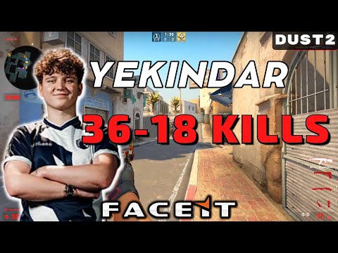 CSGO POV YEKINDAR (36-18) Dust2 𝙒𝙞𝙣 (16-14) / Faceit 07.03.2023