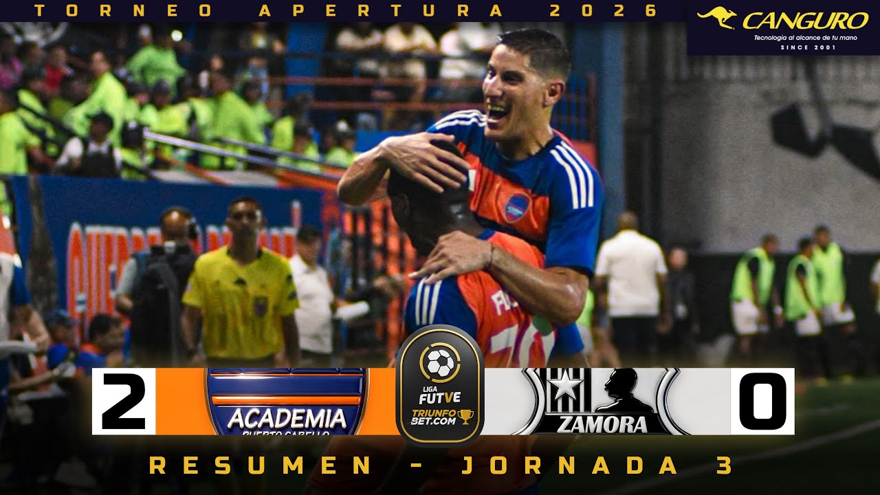 Academia Puerto Cabello vs Zamora Highlights