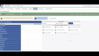 Aeries Student View Course Request