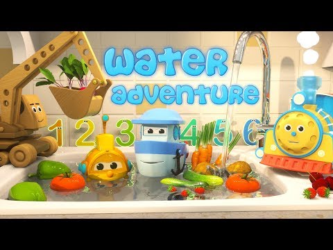 Learn to Count with Max the Glow Train and Team | The Amazing Water Adventure