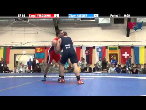 98 KG Gold - Sergii Yeroshkin (UKR) vs Oliver Hassler (GER)