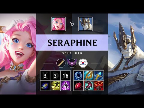 Seraphine Mid vs Galio - KR Master Patch 25.S1.2