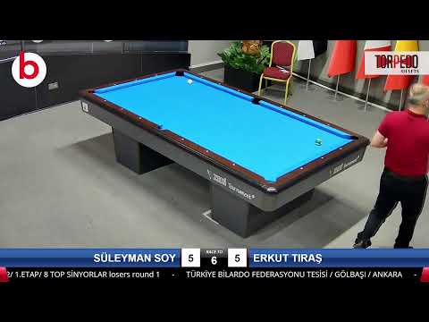 SÜLEYMAN SOY & ERKUT TIRAŞ Bilardo Maçı - 