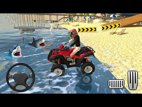 Coast Guard Beach Rescue Team   Emergency ATV Quad Bike Driving   Android IOS Gameplay#5