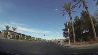Las Vegas - Driving East on Silverado Ranch from South Point Casino