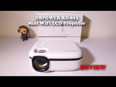 DBPOWER RD-823 Mini WiFi LCD Projector REVIEW