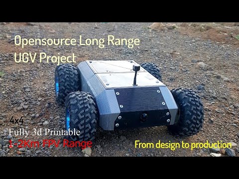 Open RC FPV Long Range UGV Project