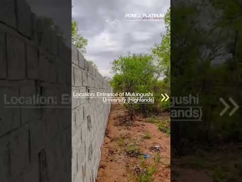 Residential Plot for sale in Livingstone