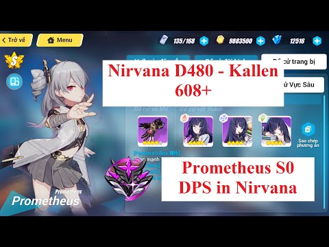 Nirvana D480 - Kallen (Shield Break) - TA (S0) HoS (S2) SnS (3/4) - 608