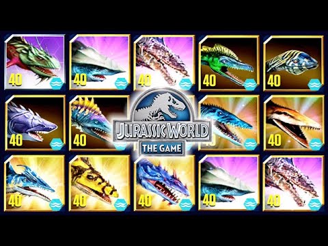 ALL SURFACE AQUATICS MAX LEVEL 40 (JURASSIC WORLD)