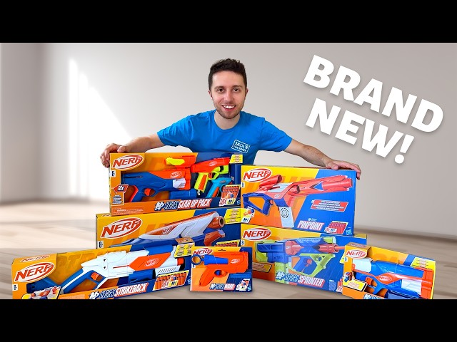 Vídeo relacionado con Nerf N Series N1 Darts, Includes 80 Darts, Compatible Only with N Series Blasters, Outdoor Games, Ages 8+