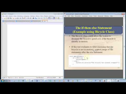 Java Tutorial - How to use If Statements and Nested If Statements Video