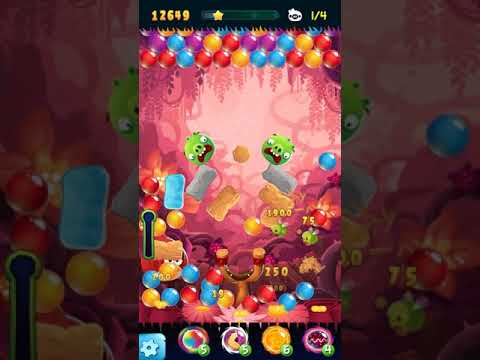 Angry Birds POP Bubble Shooter - Level 40. Gameplay