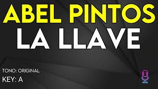 Abel Pintos - La llave - Karaoke Instrumental